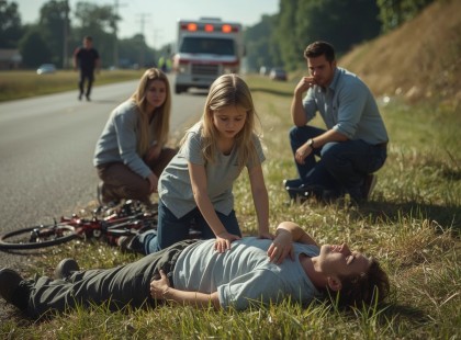 A férfi már nem lélegzett – a kislány odalépett, és az, ami ezután történt, hihetetlen!