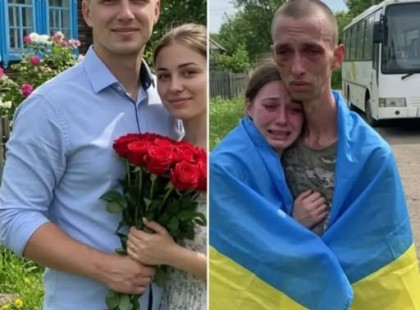 Két év fogság után tért haza az ukrán katona