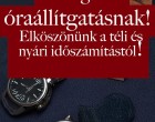 Végre vége az óraállítgatásnak! Elköszönünk a téli és nyári időszámítástól