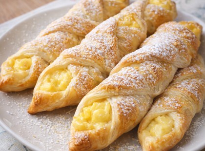 Pudinggal töltött leveles tészta – villámgyors, egyszerű és elképesztően finom