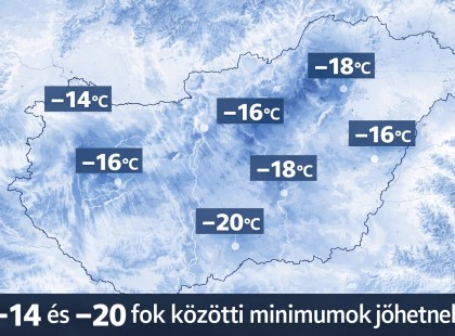 100 éve nem látott fagy tart Európa felé !–18, –20 fok közeli fagyok is jöhetnek!