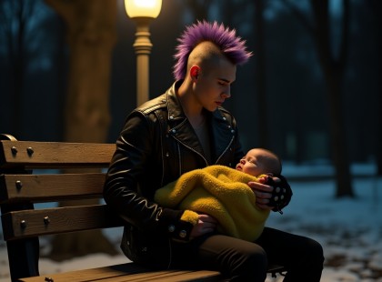 Őrült punknak nézték a fiamat – aztán megmentett egy újszülöttet a fagyhaláltól