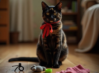 A cicám lopott! – Egy budapesti nő sokkoló felfedezést tett a lakásában! Nézd meg, mit hozott haza a macska