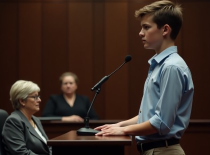 Tizenhét évig felnevelte az elhagyott kisbabát – aztán megjelent az igazi anya a bíróságon, és a fiú egyetlen mondata mindent eldöntött