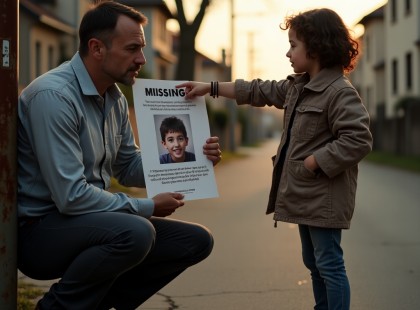 Eltűnt a fia egy éve – A kislány az utcán ránézett a plakátra, majd kimondta: ő nálunk lakik