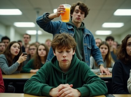 Mindenki végignézte, ahogy megalázzák az új fiút – Aztán egyetlen lány közbelépett, és az iskola örökre megváltozott