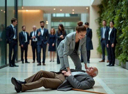 A vezetői karrierjét kockáztatta, hogy felemeljen egy ismeretlent – De aztán jött a cég vezérigazgatója…