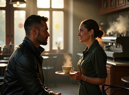 A pincérnő hónapok óta csendben tűrt – de amikor egy idegen motorral megjelent, minden megváltozott