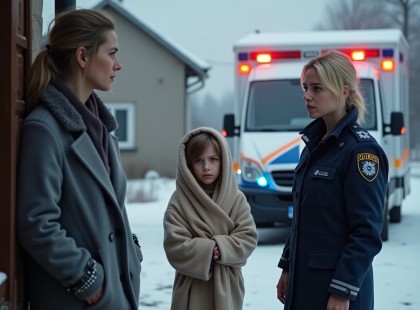 A gyerek nem félt a rendőröktől. Valaki mástól félt.