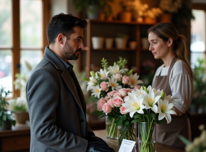 Egy elrontott virágrendelés - Két csokrot rendelt – egyet a feleségének, egyet a szeretőjének.