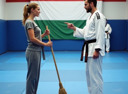 Senki sem sejtette, ki is valójában… A takarítónő egyetlen mozdulata elhallgattatta az edzőtermet