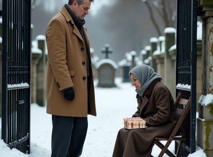 Felesége temetése után az autója felé indult – de amit az idős asszony mondott neki, az örökre megváltoztatta az életét