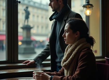 Amikor a múlt becsörtetett a kávézóba… ő csak megitta a teáját, és felállt