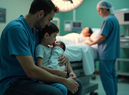 A magyar apát a kórházban kényszerítették választásra: felesége vagy kisbabája éljen? A kisfia tette meg az elképzelhetetlent