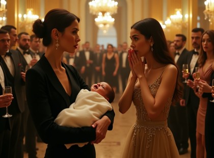 A húga elhagyta a gyerekét, mert nem fért bele az évfordulós outfitbe – ő pedig megjelent a partin, babával a mellkasán