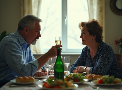 A férfi bejelentette a család előtt, hogy elhagyja a feleségét egy fiatalabb nőért – amit a nő ezután mondott, attól leesett minden áll!