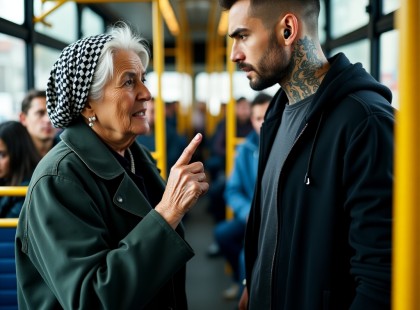 Megszégyenítette a tetovált férfit – egy perc múlva a férfi mentette meg az életét