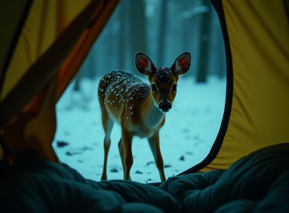 Egy éjszaka a hóban, egy őzgida a sátorban – és egy üzenet, amit csak a csend ért meg