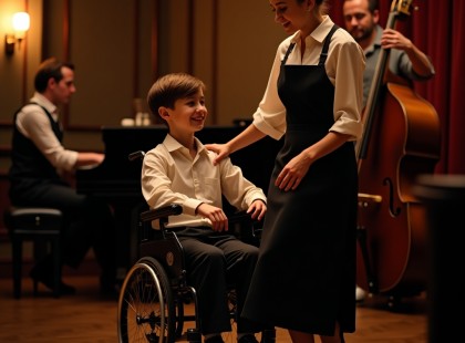 12 éves mozgássérült fiú vezette a táncot – az apja addig hitt a pénz mindenhatóságában… míg meg nem látta ezt