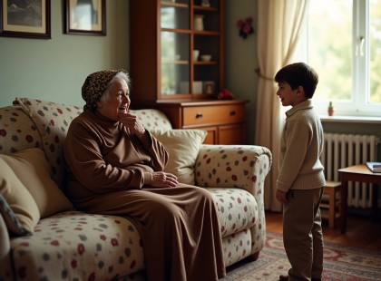 A nyolcéves unokám élete első szavát nekem mondta ki – és attól lefagytam