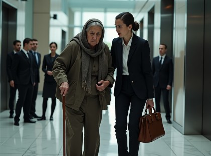 A nő meglökte az öregasszonyt a lift előtt… amit fent megtudott, örökre megváltoztatta