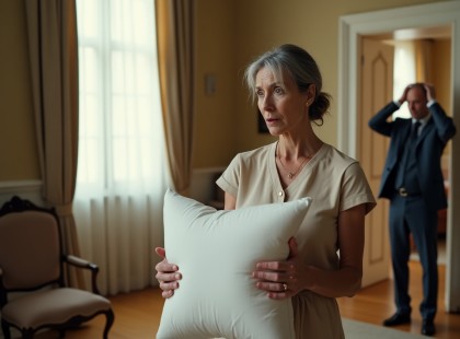 Az idős házvezetőnő kinyitotta a párnát… ami belül volt, megváltoztatta egy család életét