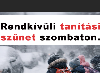 Megjött a bejelentés a rendkívüli tanítási szünetről!Itt a lista – Ezekben az iskolákban nem lesz tanítás szombaton