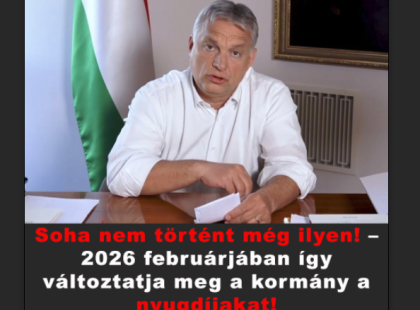 Soha nem történt még ilyen! – 2026 februárjában így változtatja meg a kormány a nyugdíjakat