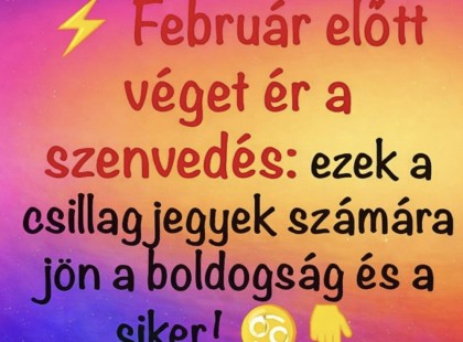 2026 Január végén 6 csillagjegy milliomossá válik, ők azok