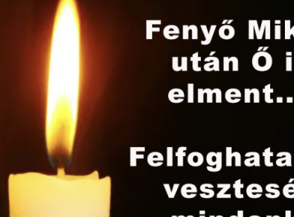 GYÁSZBAN AZ ORSZÁG! ?️ 1 perce jött a tragikus hír! Fenyő Miklós után Ő is elment.. - Felfoghatatlan veszteség mindenki számára ?