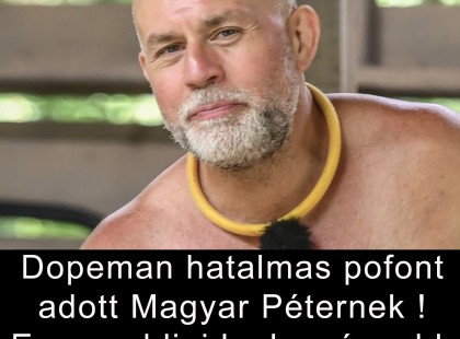Dopeman hatalmas pofont adott Magyar Péternek !Dopeman olyat szólt be Magyar Péternek , hogy a fal adta a másikat, ez az eddigi legkeményebb kritika ! ? ???? ? ?????́???́??́????