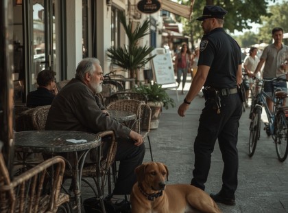 Rendőrt hívott a pincérnő az idős férfira és a kutyájára – percekkel később torkukban dobogott a szívük…