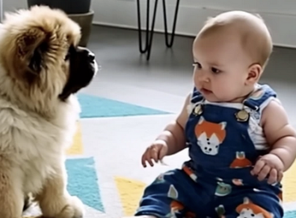 The little boy was paralyzed. The doctor advised the family to get THIS dog… Everyone was shocked by what the dog did when she saw the child…