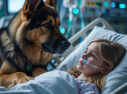 Nem engedték be a kutyát a kórházba – de amikor megtették, valami csoda történt