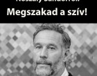 Drámai hír érkezett Noszály Sándorról