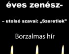 – utolsó szavai: „Szeretlek”-Fiával a karjában halt meg békésen a 42 éves zenész, akit mindenki szeretett –