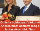 Óriási a boldogság!Várkonyi Andrea most osztotta meg a fantaszikus hírt: Nem győznek gratulálni a rajongók
