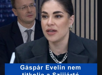 Gáspár Evelin nem titkolja a Szijjártó Péterrel való kapcsolatát.