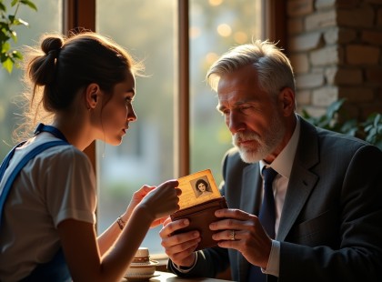 A pincérlány meglátta az anyja arcát egy idegen pénztárcájában – A férfi vallomása letaglózta az egész kávézót