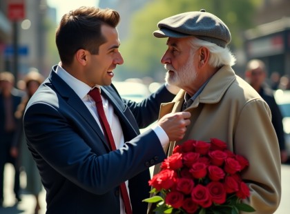 Földbe döngölte az idős férfit az utcán – aztán rájött, hogy rossz emberrel kezdett ki