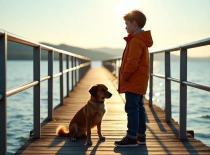 Ezért vár egy kutya nap mint nap a balatoni mólón – az igazi ok csak keveseknek ismert