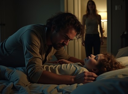 Titokban figyeltem a férjemet a gyerekszobában… A videó valami egészen mást mutatott, mint amitől féltem