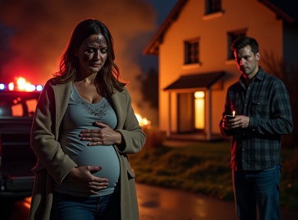 Nyolc hónapos terhesen menekült a lángok közül – a férje akarta felgyújtani?