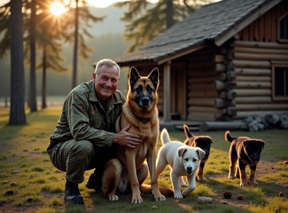 A kutyákat megmentette – de nem sejtette, hogy valaki más is figyelte őket az erdőből…