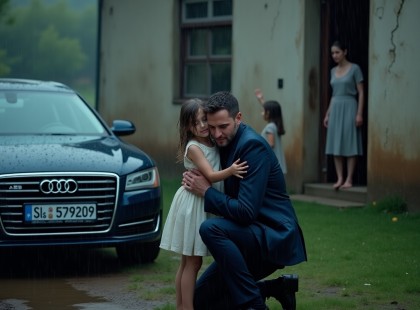 „Apa?” – Egyetlen szó, ami térdre kényszerítette a milliárdost a koszos küszöbön