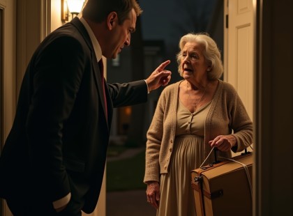 Saját anyját tette az utcára: másnap reggel három fekete autó érkezett, és mindent elvettek tőle!