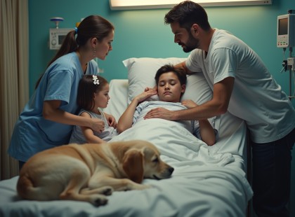 A kisfiú nem reagált semmire – kivéve amikor megérezte a kutyája érintését.