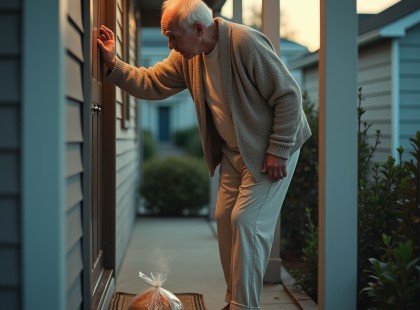 Azt hitte, aranyos szomszédi gesztus… amíg meg nem látta a kamerán, KI járt az udvarán éjjel!