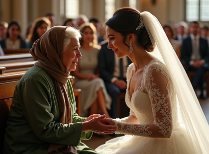 Kopott ruhában érkezett a fia esküvőjére – a menyasszony reakciója könnyeket csalt minden szemébe