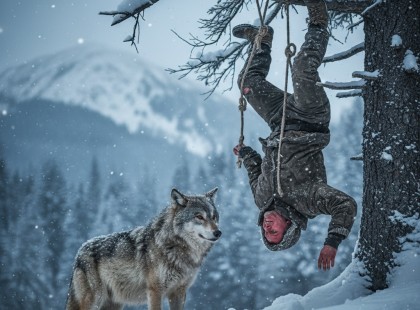 Négy orvvadász fejjel lefelé a fára kötözte – az erdész életét végül valaki egészen más mentette meg